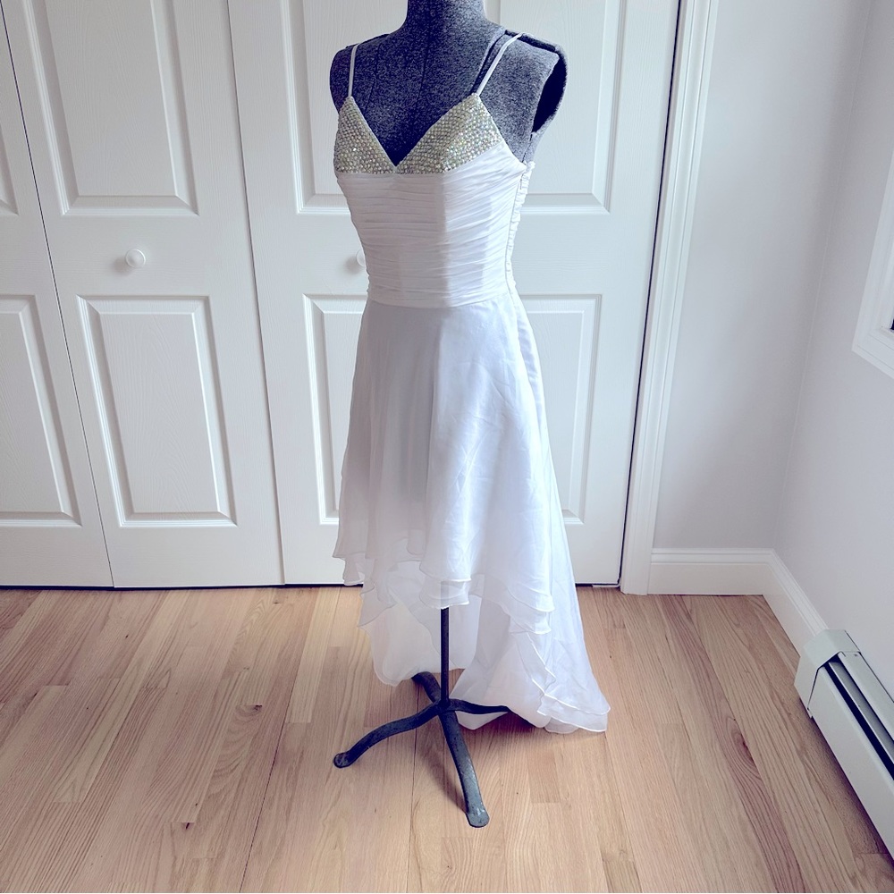 La Femme high-low dress